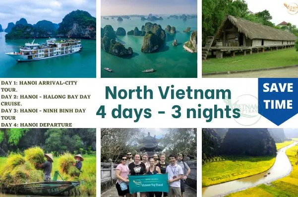North Vietnam 4-Day Tour: Hanoi, Ha Long Bay & Ninh Binh
