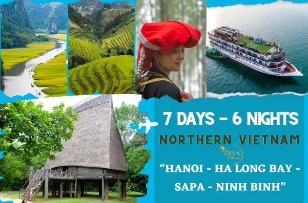 7 days package tour start from Hanoi